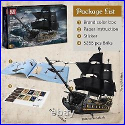 Mould King 13186 Pirates Ship Model Building Blocks Kits, MOC Large Black Pearl Mould King 13186 Pirates Ship Model Building Blocks Kits, MOC Large Black Pearl
