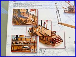NEW Artesania King Of The Mississippi Paddle Steamer 180 Model Boat Kit 20505