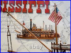 NEW Artesania King Of The Mississippi Paddle Steamer 180 Model Boat Kit 20505