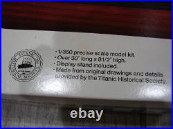 NEW Vintage ENTEX The Late Great RMS Titanic 1/350 Scale 30 Model Ship Kit 8509 NEW Vintage ENTEX The Late Great RMS Titanic 1/350 Scale 30 Model Ship Kit 8509
