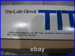 NEW Vintage ENTEX The Late Great RMS Titanic 1/350 Scale 30 Model Ship Kit 8509 NEW Vintage ENTEX The Late Great RMS Titanic 1/350 Scale 30 Model Ship Kit 8509