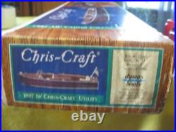 NIB Dumas Boats Model Kit #1240 Chris Craft 1947 Utility Boat 18 SCALE