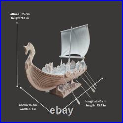 New Drakkar Viking Sailing longship 132 scale DIY Assembly Model Kits