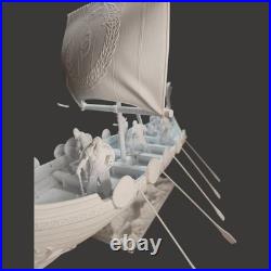New Drakkar Viking Sailing longship 132 scale DIY Assembly Model Kits