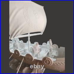 New Drakkar Viking Sailing longship 132 scale DIY Assembly Model Kits