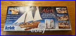 New Model Ship Kit by Krick the Alert US Revenue Cutter with free sails