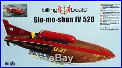 New wooden model ship kit by Billing Boats the Slo-mo-Shun IV (RC Ready!)