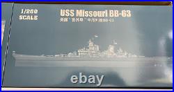 Nice Huge! Trumpeter 1/200 scale USS MISSOURI BB-63 model ship kit #03705