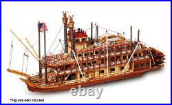 OcCre 14003 Mississippi Wooden Model Ship Kit, Scale 180