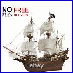 OcCre Buccaneer Caribbean Pirate Ship 1100 Wooden Model Kit OC12002 Boat