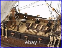 OcCre Buccaneer Caribbean Pirate Ship 1100 Wooden Model Kit OC12002 Boat