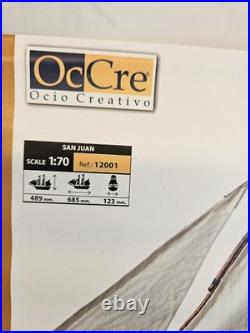 OcCre San Juan Model Ship Kit 170 Scale Wooden Felucca 12001 New In Box