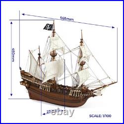 Occre 12002 Galleon Buccaneer Pirate Ship 1100 Model Ship Kit Wooden Model Ship