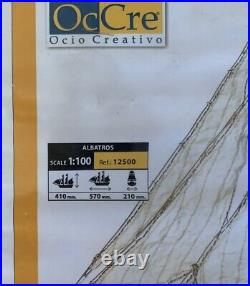 Occre Albatros Schooner 1100 Scale Wood Model Ship Kit Mint