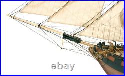 Occre Dos Amigos Brigantine Schooner 153 Scale Model Ship Kit 13003