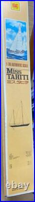 Otaki Model Ship Yacht Miss Tahiti 1/36 Scale Plastic Model Rare Item