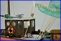 PELLWORM Modern Crab Fishing Boat Scale 1/48 Wood Model Ship Kit