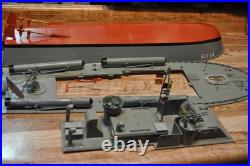 PT 109 RC 1/32 Vintage Navy PT BOAT BUILT MODEL KIT needs some TLC