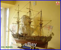 Premium ZHL Royal Caroline 1749 150 model ship wood wooden boat for adults kit