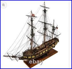Privateer Rattlesnake Us 1781 Model Shipways Nautical Wood Ship Kit #2028 1/64