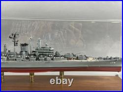 Pro Built 1/350 USS Salem CA-139 Heavy Cruiser Model Ship Custom Display Case