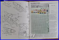 RARE 1/400 Glencoe Models S. S. United States Cruise Ship Model Kit 1995
