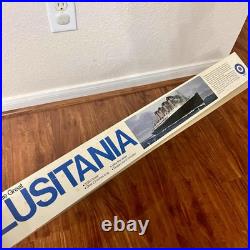 RARE Vintage Entex Models The Late Great Lusitania 1350 Scale Plastic Model Kit
