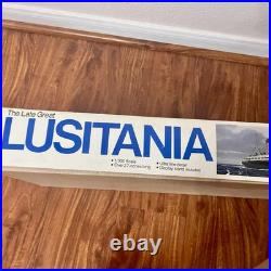 RARE Vintage Entex Models The Late Great Lusitania 1350 Scale Plastic Model Kit