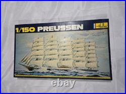 RARE Vtg 1970's Heller Preussen Ship Boat Model Kit N813 Inside Factory Sealed