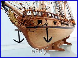 RATTLESNAKE 1782 wood ship model kit, 148 scale