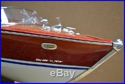 RDT45 # DETAILED BEAUTIFUL 26 Wooden Speed Model Ship Boat DISPLAY