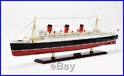 RMS Queen Mary Cunard Line Ocean Liner Handmade Ship Model 40