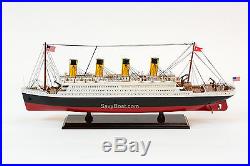 RMS Titanic Cruise Ship 25 Handmade Wooden Model Ship NEW
