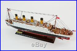 RMS Titanic Cruise Ship 25 Handmade Wooden Model Ship NEW