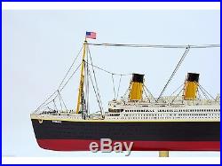 RMS Titanic Scale 1350 Handmade Wooden Cruise Ship Model