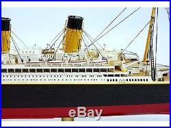 RMS Titanic Scale 1350 Handmade Wooden Cruise Ship Model
