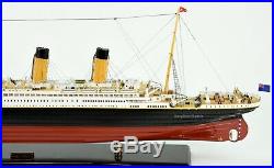 RMS Titanic White Star Line Cruise Ship Model 53 with lights Top Quality