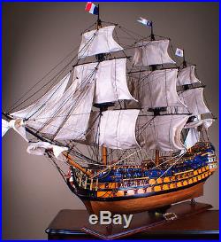 ROYAL LOUIS 42 wood model ship large scale sailing tall French boat