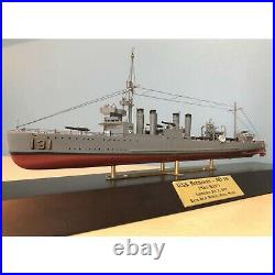 Rare Model Ship U. S. S Buchanan DD131, Built Up 1240 Scale. US Navy, WWI