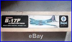 Rare Royal B-17 RC balsa flying model kit. World War 2 warbird. Free shipping