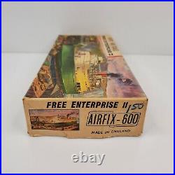 Rare Vintage 1967 Airfix Free Enterprise II Ship Boat Model Kit 1/600 England