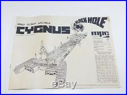 Rare Vintage 1979 Walt Disney The Black Hole CYGNUS Space Ship Model Kit In Box