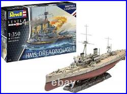 Revell 05171 British Legends HMS Dreadnought Ship Plastic Scale Model 1350 NEW