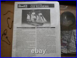 Revell #05604 Confederate Warship CSS Alabama 196 Model Ship 2006 Issue