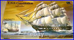 Revell 196 Scale USS Constitution Ship Model Kit H-398 open box parts sealed