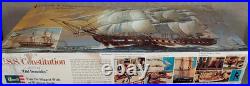 Revell 196 Scale USS Constitution Ship Model Kit H-398 open box parts sealed