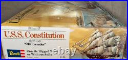 Revell 196 Scale USS Constitution Ship Model Kit H-398 open box parts sealed