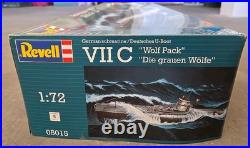 Revell 1/72 German U-Boat Type VIIC Wolf Pack Model Kit NIB 05015