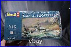 Revell 1/72 HMCS SNOWBERRY Flower Class Corvette Model #05061 Kit SEALED