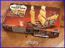 Revell English Man O' War 16th Century Elizabethan Galleon Model Ship Kit H-397